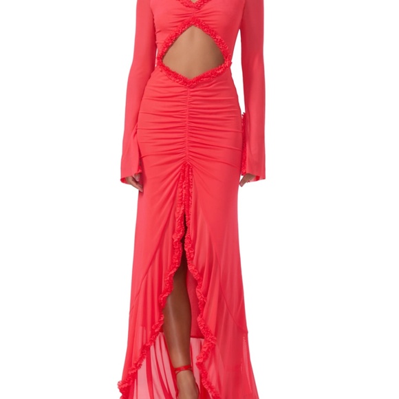 AFRM Cat Micro Ruffle Maxi - Picture 3 of 4